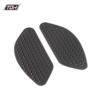 Autocollant antidérapant universel pour réservoir de carburant de moto, en caoutchouc noir PVC, tampon de protection auto-adhésif 250x100mm pour moto de rue