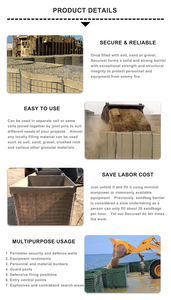 Commercio all'ingrosso mare galleggiante barriera difensiva pesantemente difensivo cemento zincato barriera difensiva <span class=keywords><strong>bastione</strong></span> - Product Image 5