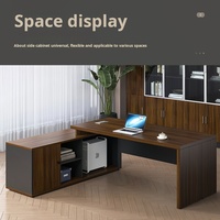 Bureau de direction moderne de luxe haut de gamme en L, blanc, convertible, durable, avec tiroirs extensibles, écologique, pour la maison/le bureau, en bois