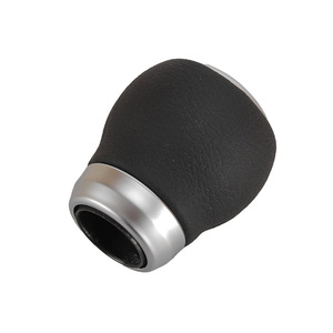 Subaru Gear <b>Shift</b> <b>Knob</b> Leather Manual Transmission Red Black Ergonomic Design - Product Image 5