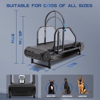 Caminadora para Perros de Alta Resistencia, No Eléctrica, con Inclinación Ajustable, Ecológica, Antideslizante, Diseño Moderno, para Perros Grandes, con Pantalla Digital y Seguridad