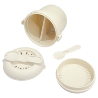 1 à 2 personnes Cuiseur à riz écologique pour micro-ondes Cuiseur à riz sans BPA de qualité alimentaire à faible teneur en sucre