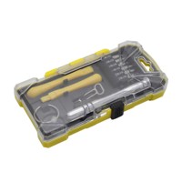 17 en 1 outils d'ouverture kit de démontage pour téléphone outils de maintenance de téléphone portable set box stylo en aluminium de lot de précision de haute qualité