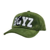 Casquette de baseball souple non structurée à 6 panneaux en velours avec logo personnalisé, broderie de luxe, vente en gros, pour toutes les saisons