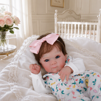 Poupée Reborn réaliste de 19 pouces en vinyle souple, jouet pour enfants, cadeau, vente en gros, personnalisable