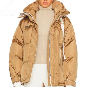 YuFan Hot Sale Damen bekleidung Winter Wasserdichte Daunen jacke Warmer wind resistenter Mantel Puffer Benutzer definierter Logo-Druck