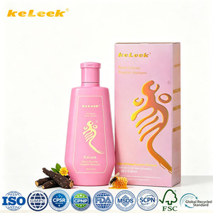 Keleek Black Ginseng Propolis Anti-Dandruff <strong>Shampoo</strong> 260ml Deep Cleansing Scalp Smooth Hydrating Hair Wash Repair Dry Frizzy Hair - Product Image 1