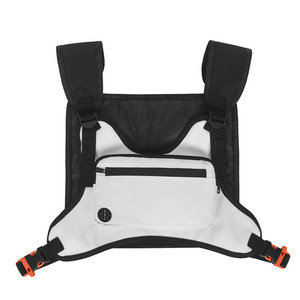 Sac à dos tactique en nylon pour le cyclisme en plein air avec poche zippée unisexe blanc kaki - Product Image 1