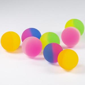 Vente en gros 25 mm synthétique givré caoutchouc coloré balle rebondissante élastique balle sautante pour distributeur automatique - Product Image 2