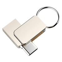 Accessoires pour téléphone, clé USB 3.0 de type C OTG, logo de marque personnalisé, clé USB C 16 Go 32 Go