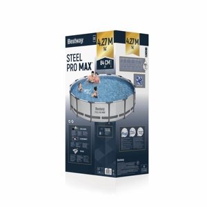 <span class=keywords><strong>Bestway</strong></span> 56595 acier Pro MAX <span class=keywords><strong>piscine</strong></span> extérieure pour adultes <span class=keywords><strong>piscine</strong></span> hors sol à cadre rond 4.27 m X 84 cm - Product Image 6