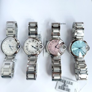 Montre AF Factory <span class=keywords><strong>de</strong></span> haute qualité, mode, <span class=keywords><strong>rose</strong></span> ballon, 33 mm, miroir saphir, étanche 50 m, unisexe, quartz, acier inoxydable - Product Image 2