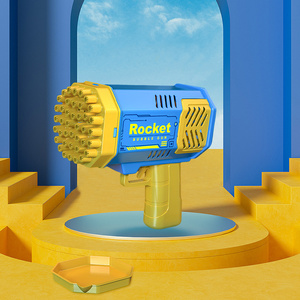 2024 Nâng Cấp Ánh Sáng Điện Pháo Bong Bóng Súng Bong Bóng Bazooka Cho Trẻ Em - Product Image 4