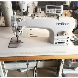 Máquina de costura Industrial Brother 7200C usada de marca japonesa, máquina de costura de ponto fixo computadorizada