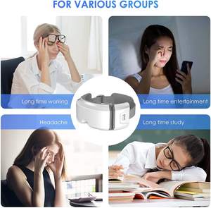 스마트 눈 마사지기 휴대용 눈 보호기 온열 압박 시력 개선 피로 완화 눈 관리 진동 눈 마사지기 - Product Image 4