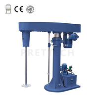 Disperseur de peinture à grande vitesse de levage hydraulique chimique 15KW 30KW utilisé pour le mélangeur de peinture de voiture 1000l
