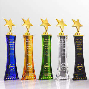 Honor Of <span class=keywords><strong>Crystal</strong></span> New Clear <span class=keywords><strong>Crystal</strong></span> Award Trofeo Recuerdos Regalos Trofeo de cristal personalizado - Product Image 4