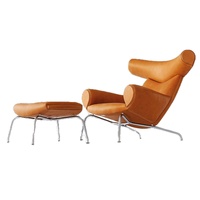 OX Designer-Sofa-Sessel Italienischer Minimalistischer Luxus-Freizeitstuhl mit Metallrahmen für Hotel/Büro-Nutzung