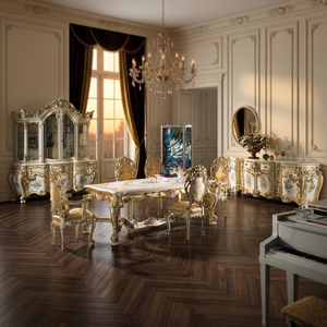 Mesas de comedor antiguas de lujo, juego de muebles - Product Image 3