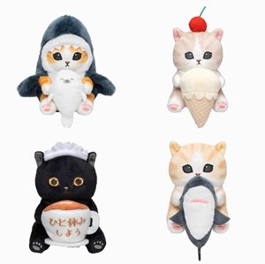 Mofusand Squalo Gatto giapponese con Anime di peluche di Design carino peluche bambola morbida dei cartoni animati squalo gatto peluche - Product Image 4