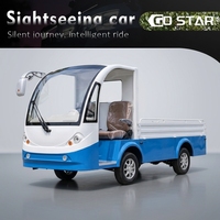 Bus électrique touristique Go Star avec option de coffre arrière, plus de 2 sièges, certifié CE, dimensions, autonomie 190 km