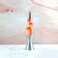 Lampe décorative créative LOGO Lampe de table LED Lampes à cire à base métallique Lampes à lave volcanique Lumières de méduse Décor de chambre coloré