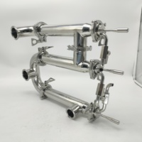 Filtre à tamis en maille Filtres doubles en acier inoxydable de qualité alimentaire Ligne de tuyaux à double crépine
