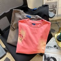 T-shirt d'été personnalisé pour hommes T-shirt de coupe standard pour hommes en détresse Design de mode Fabricant de vêtements de haute qualité à manches courtes