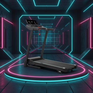 Caminadora Eléctrica Plegable para Uso Doméstico, Caminadora Motorizada con Inclinación Manual y Prueba de Frecuencia Cardíaca - Product Image 1