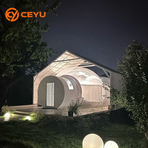 Dôme gonflable transparent en PVC Ceyu en forme de globe de neige pour publicité de Noël, tente <span class=keywords><strong>bulle</strong></span> pour 2 personnes, événements extérieurs, hôtels, camping - Product Image 1
