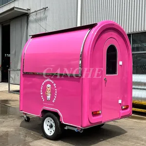 Promotion UE : Mini Remorque Alimentaire 2,2 m pour Hamburger et Pizza, Chariot de Restauration Mobile Extérieur - Product Image 4