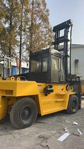 Montacargas diésel Komatsu 160 de 6 toneladas usado original de Japón con desplazador lateral para almacén, puerto, fábrica, construcción, etc. - Product Image 4