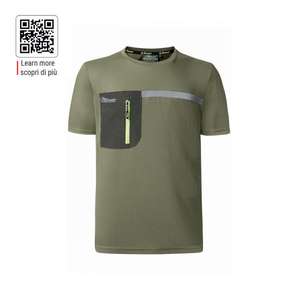 Camiseta Christal Burnt Olive de tela-EAN 8033546478820 CAMISETAS DE TRABAJO Y POLOS DE TRABAJO DE 1/2" - Product Image 1