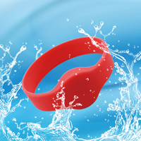 Bracelet NFC réutilisable en silicone avec puce NTAG213 pour conférences, parcs d'attractions, gymnases - Étanche, paiement sans argent liquide, gestion des visiteurs