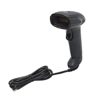 Escáner de Códigos de Barras 1D 2D, Lector de Códigos de Barras con Cable, Escaneo Omnidireccional para Logística de Supermercados
