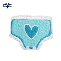 Patch brodé thermocollant motif biberon de dessin animé mignon pour vêtements de bébé, poussettes et tissus brodés