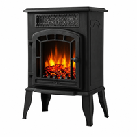 Cheminée électrique de style européen 1000W 2000W avec effet de flamme LED pour la maison et l'hôtel