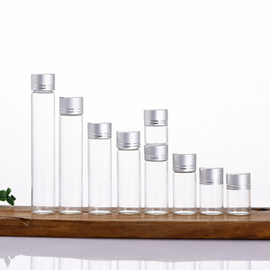 Tube à essai en verre en gros avec couvercle à bouchon à vis en aluminium de plusieurs tailles pour sceller les marchandises - Product Image 1