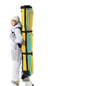 Sac de snowboard rembourré de qualité supérieure, résistant à l'eau, avec sangles de compression, pour le transport en avion, sac de ski, fabriqué en usine BSCI - Product Image 4