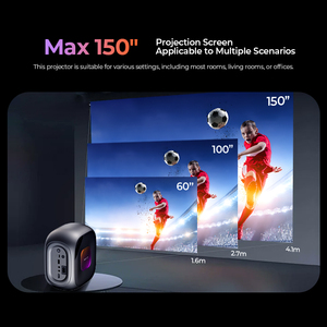 Proyector LED Inteligente Portátil <span class=keywords><strong>Havit</strong></span> PJ215 PRO Mini 4K Inalámbrico para Cine en Casa con Android TV 9.0 - Product Image 6
