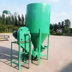 Stainless Steel Wet and Dry Dual-Purpose Fish Breeding Feed Crushing Processing Mixing Machine For Farm