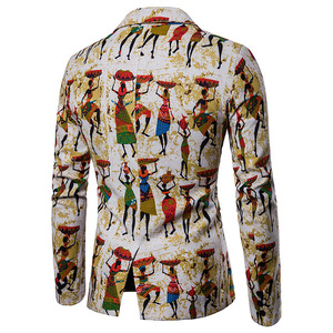 Costume à impression numérique 3D personnalisé pour hommes veste blazer à sublimation pour hommes blazers italiens de haute qualité pour hommes - Product Image 6