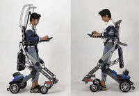 Andador Eléctrico Plegable de Acero Multifuncional de Clase II para Rehabilitación y Entrenamiento de Marcha