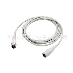 Stok 4 Pin Invasive Blood Pressure Cable For Abbott Ultras Sensor <b>Adapter</b> Connector PVC Material Plug In Type - Product Image 1