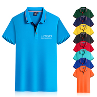 Polo personnalisé avec logo de marque, chemise de travail pour hommes, chemise de golf, vente en gros avec logo brodé