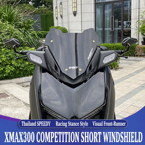 Parabrisas corto modificado para Yamaha XMAX 23-24, versión de carreras, parabrisas pequeño SPEEDY para XMAX Tailandia - Product Image 6