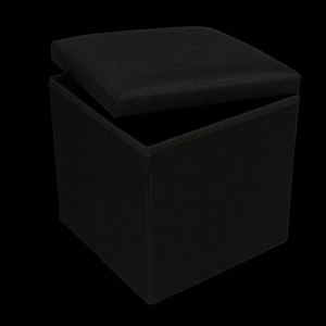 Modern <b>Stool</b> Living Room Furniture <b>Storage</b> Box Fabric Stainless Steel Bamboo Highest Quality Sample Available <b>Stools</b> Counter - Product Image 4
