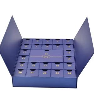 Crown Win Custom Design Luxury Multi-function 24 Day Advent Calender Ramadan <b>Boxes</b> Date Spot Gold Foil Matt Lamination <b>Magnetic</b> - Product Image 1