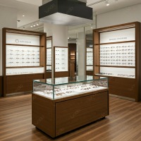 Vitrine de présentation de lunettes de soleil de style classique Sundo, mobilier décoratif d'intérieur pour magasins d'optique et présentoirs à lunettes