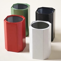 Boîtes en métal octogonales vides de qualité supérieure, boîtes à thé, boîtes de conserve pour aliments
